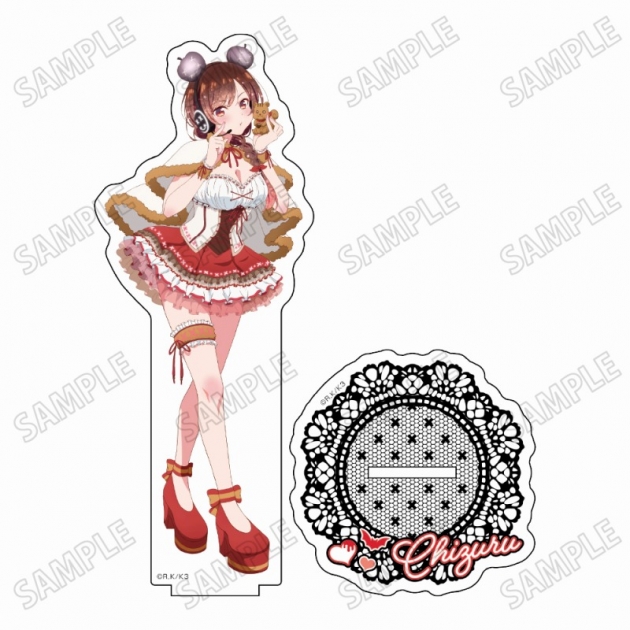 【グッズ-スタンドポップ】TVアニメ「彼女、お借りします」 描き下ろしBIGアクリルスタンド①水原 千鶴
