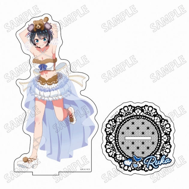 【グッズ-スタンドポップ】TVアニメ「彼女、お借りします」 描き下ろしBIGアクリルスタンド③更科 瑠夏
