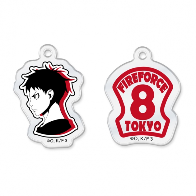 【グッズ-キーホルダー】TVアニメ『炎炎ノ消防隊 参ノ章』 ワイヤーアクリルキーホルダー 森羅 日下部

