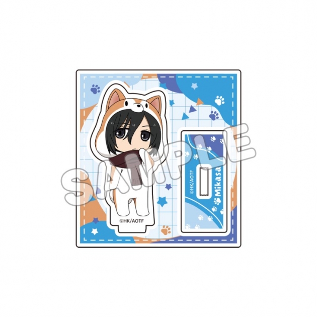 【グッズ-スタンドポップ】進撃の巨人 あにまるっこアクリルスタンド1/ミカサ
