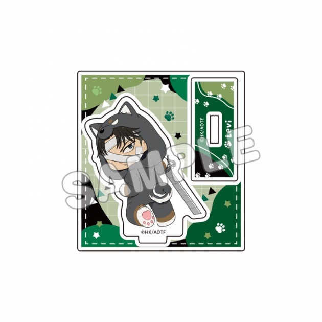 【グッズ-スタンドポップ】進撃の巨人 あにまるっこアクリルスタンド2/リヴァイ 戦闘中ver.
