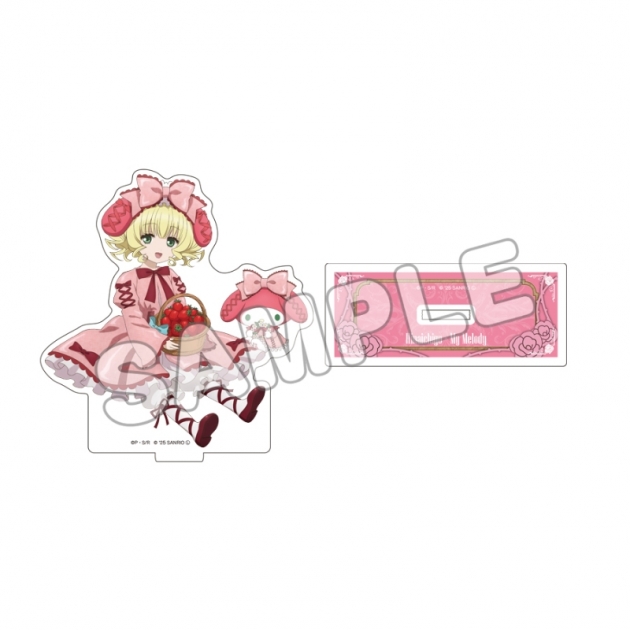 【グッズ-スタンドポップ】ローゼンメイデン × サンリオキャラクターズ アクリルフィギュアM/雛苺×マイメロディ
