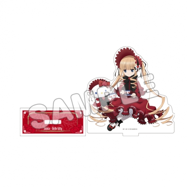 【グッズ-スタンドポップ】ローゼンメイデン × サンリオキャラクターズ アクリルフィギュアL/真紅×ハローキティ
