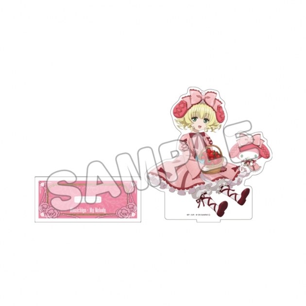 【グッズ-スタンドポップ】ローゼンメイデン × サンリオキャラクターズ アクリルフィギュアL/雛苺×マイメロディ
