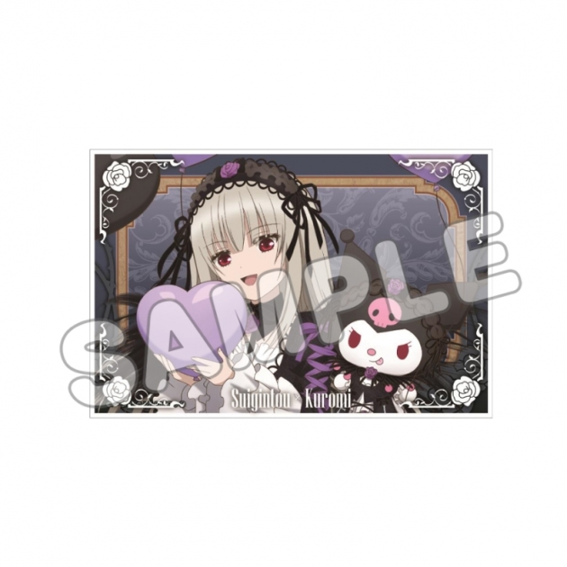 【グッズ-置きもの】ローゼンメイデン × サンリオキャラクターズ アクリルブロック/水銀燈×クロミ
