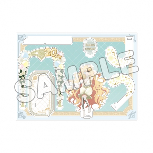 【グッズ-スタンドポップ】ローゼンメイデン × サンリオキャラクターズ 立体アクリルフィギュア/雪華綺晶×シナモロール
