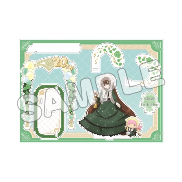 【グッズ-スタンドポップ】ローゼンメイデン × サンリオキャラクターズ 立体アクリルフィギュア/翠星石×リトルツインスターズ(ララ)
