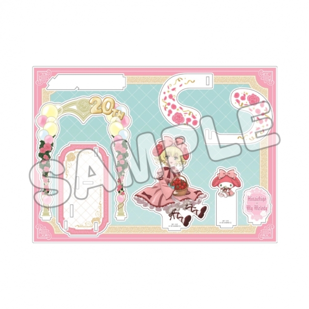 【グッズ-スタンドポップ】ローゼンメイデン × サンリオキャラクターズ 立体アクリルフィギュア/雛苺×マイメロディ
