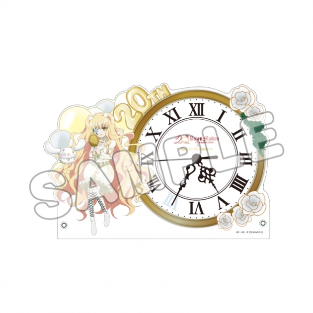 【グッズ-時計】ローゼンメイデン × サンリオキャラクターズ アクリルクロック/雪華綺晶×シナモロール

