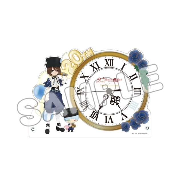 【グッズ-時計】ローゼンメイデン × サンリオキャラクターズ アクリルクロック/蒼星石×リトルツインスターズ(キキ)
