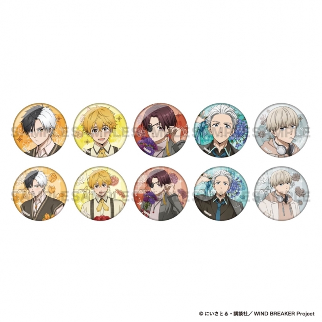 【グッズ-バッチ】TVアニメ「WIND BREAKER Season2」 トレーディング缶バッジ
