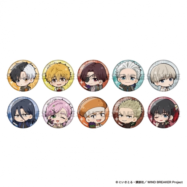 【グッズ-バッチ】TVアニメ「WIND BREAKER Season2」 トレーディングミニキャラ缶バッジ

