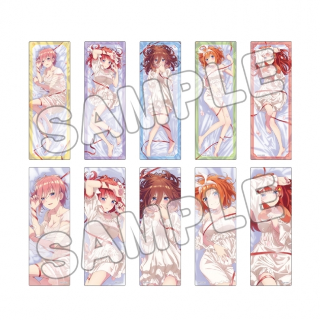 【グッズ-バッチ】五等分の花嫁* トレーディングロング缶バッジ(全10種)/ネグリジェ
