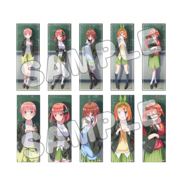 【グッズ-バッチ】五等分の花嫁* トレーディングロング缶バッジ(全10種)/告白
