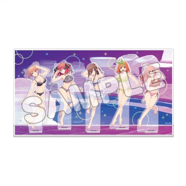 【グッズ-スタンドポップ】五等分の花嫁* アクリルジオラマ/水着ナイトプール
