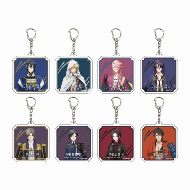 【グッズ-キーホルダー】刀剣乱舞 廻 -虚伝 燃ゆる本能寺- トレーディングアクリルキーホルダーA【全8種】
