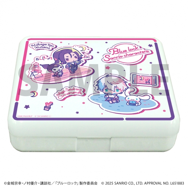 【グッズ-小物入れ】TVアニメ『ブルーロック』×サンリオキャラクターズ 小物ケース09/デザインA(コラボイラスト)

