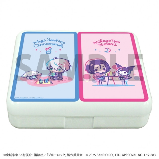 【グッズ-小物入れ】TVアニメ『ブルーロック』×サンリオキャラクターズ 小物ケース10/デザインB(コラボイラスト)
