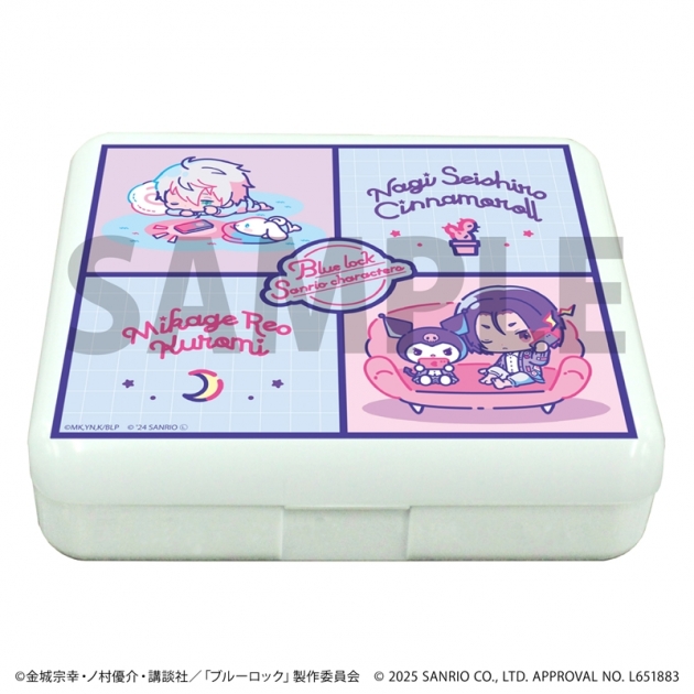 【グッズ-小物入れ】TVアニメ『ブルーロック』×サンリオキャラクターズ 小物ケース11/デザインC(コラボイラスト)
