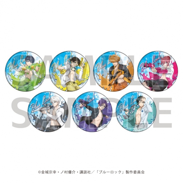 【グッズ-バッチ】TVアニメ『ブルーロック』 ホログラム缶バッジ(57mm)02/水着ver. ブラインド(全7種)(描き下ろしイラスト)

