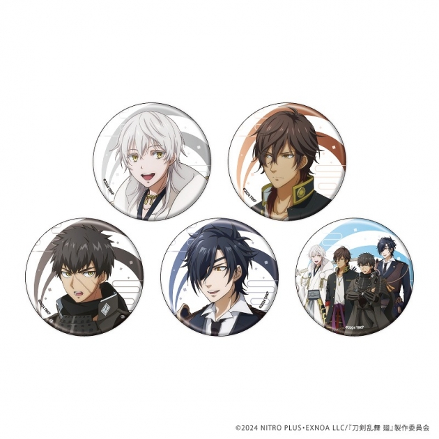 【グッズ-バッチ】刀剣乱舞 廻 -虚伝 燃ゆる本能寺- 描きおろしトレーディング缶バッジ【全5種】
