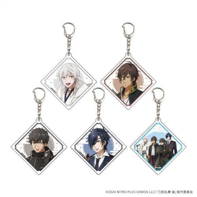 【グッズ-キーホルダー】刀剣乱舞 廻 -虚伝 燃ゆる本能寺- 描きおろしトレーディングアクリルキーホルダー【全5種】
