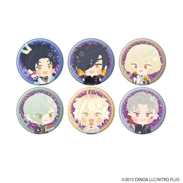 【グッズ-バッチ】わんぱく!刀剣乱舞 缶バッジ(6個セット)02/夏祭りデザイン2
