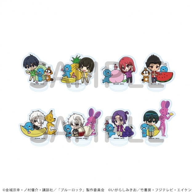 【グッズ-スタンドポップ】TVアニメ『ブルーロック』×『ぼのぼの』 アクリルぷちスタンド02/ブラインド(全8種)(ミニキャライラスト)
