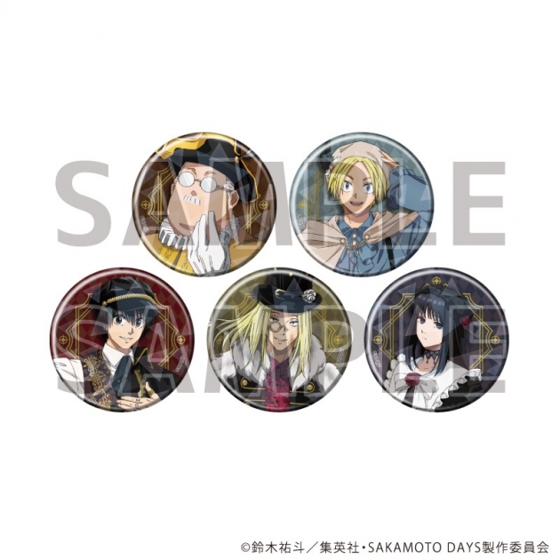 【グッズ-バッチ】SAKAMOTO DAYS ホログラム缶バッジ(57mm)10/ゴシック風ver. ブラインド(全5種)(描き下ろしイラスト)