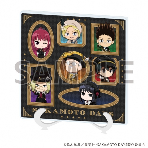 【グッズ-ボード】SAKAMOTO DAYS アクリルアートボード03/ゴシック風ver. (ミニキャライラスト)