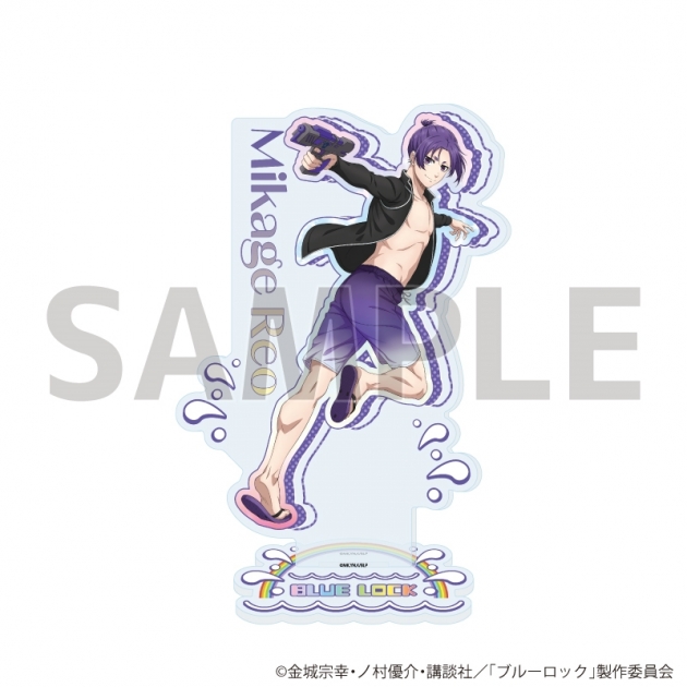 【グッズ-スタンドポップ】TVアニメ『ブルーロック』 アクリルスタンド36/御影 玲王 水着ver.(描き下ろしイラスト)
