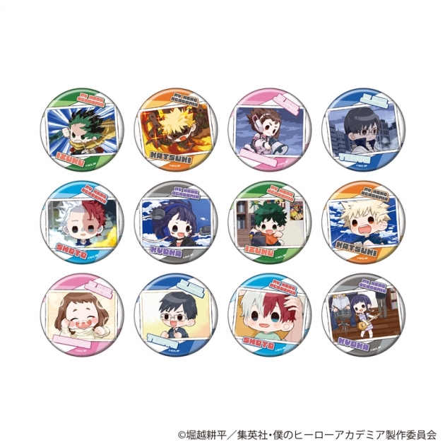 【グッズ-バッチ】僕のヒーローアカデミア グラフアート トレーディング缶バッジ【全12種】

