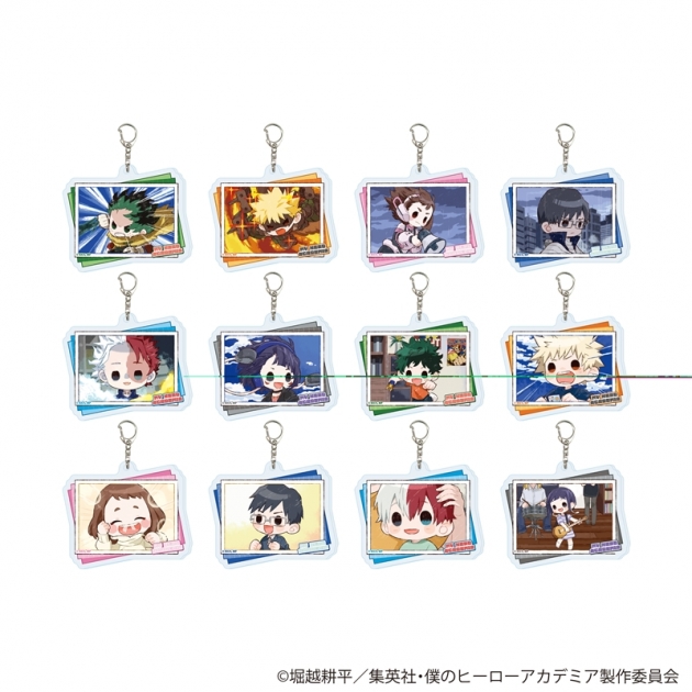 【グッズ-キーホルダー】僕のヒーローアカデミア グラフアート トレーディングアクリルキーホルダー【全12種】
