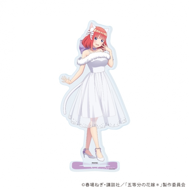 【グッズ-スタンドポップ】五等分の花嫁* アクリルスタンド12/二乃 エレガントキャットver.(描き下ろしイラスト)
