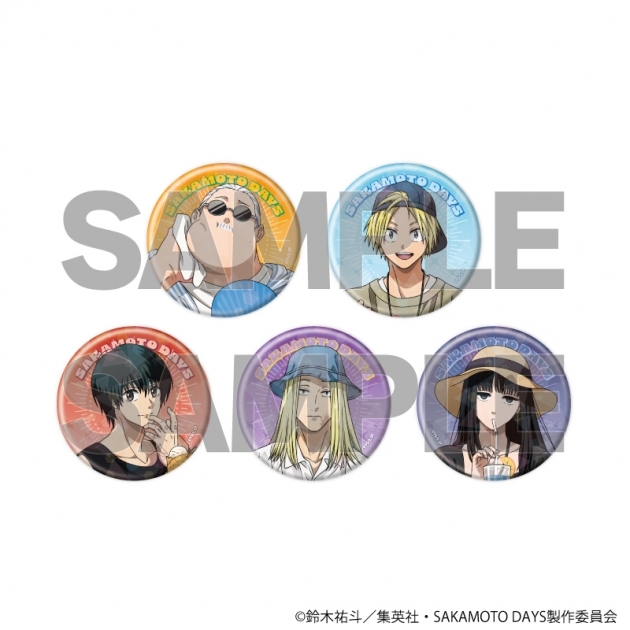 【グッズ-バッチ】SAKAMOTO DAYS ホログラム缶バッジ(57mm)22/夏私服ver. ブラインド(全5種)(描き下ろしイラスト)