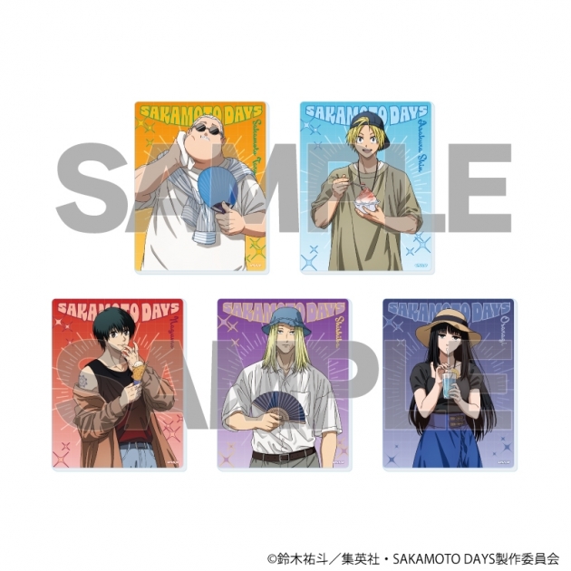 【グッズ-カード】SAKAMOTO DAYS アクリルカード11/夏私服ver. ブラインド(全5種)(描き下ろしイラスト)
