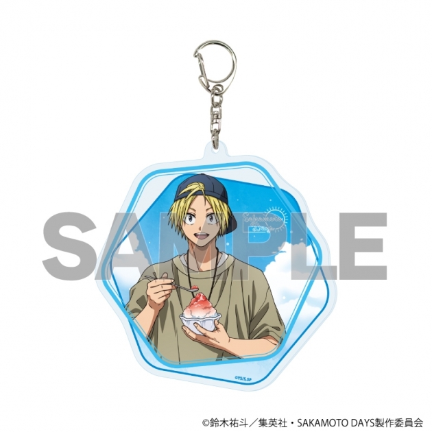 【グッズ-キーホルダー】SAKAMOTO DAYS デカアクリルキーホルダー14/朝倉シン 夏私服ver.(描き下ろしイラスト)