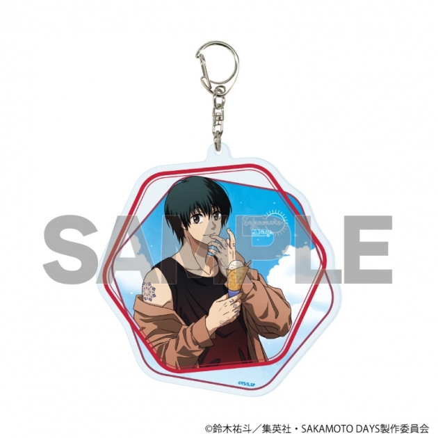 【グッズ-キーホルダー】SAKAMOTO DAYS デカアクリルキーホルダー15/南雲 夏私服ver.(描き下ろしイラスト)