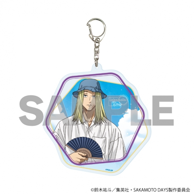 【グッズ-キーホルダー】SAKAMOTO DAYS デカアクリルキーホルダー16/神々廻 夏私服ver.(描き下ろしイラスト)