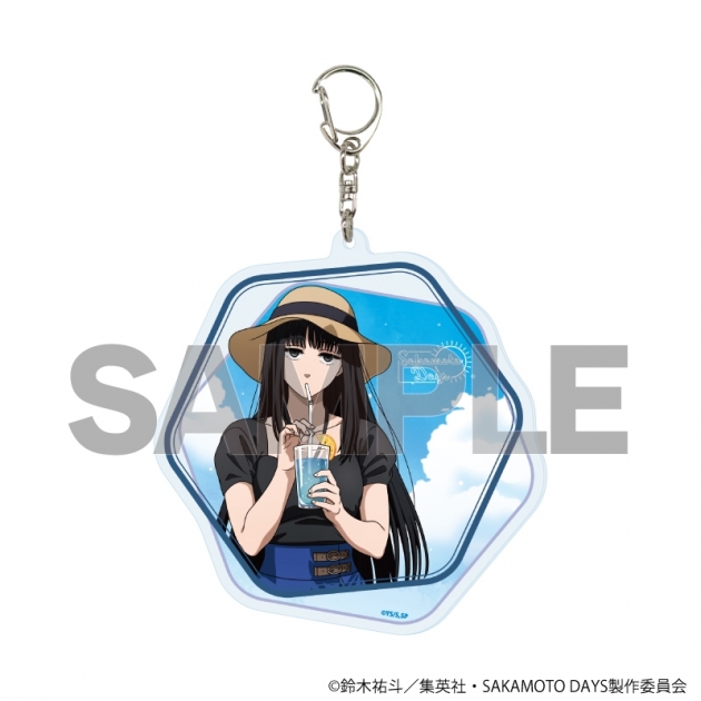 【グッズ-キーホルダー】SAKAMOTO DAYS デカアクリルキーホルダー17/大佛 夏私服ver.(描き下ろしイラスト)