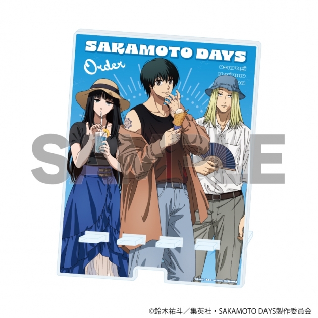 【グッズ-スタンドポップ】SAKAMOTO DAYS デカスマキャラスタンド02/南雲&神々廻&大佛 夏私服ver.(描き下ろしイラスト)