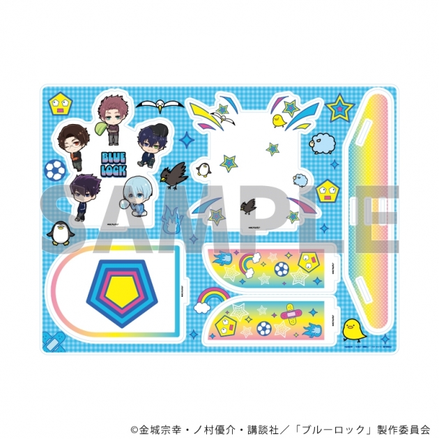 【グッズ-スタンドポップ】TVアニメ『ブルーロック』 アクリルジオラマ11/集合デザインB デコラver.(ミニキャライラスト)
