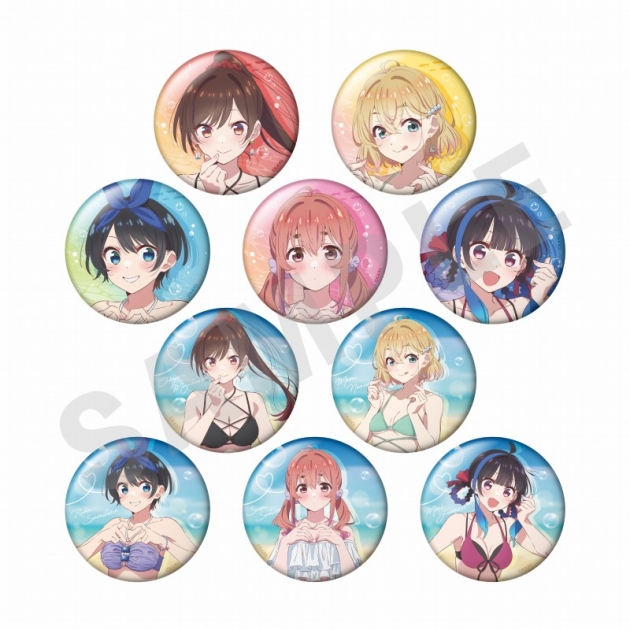 【グッズ-バッチ】「彼女、お借りします」 トレーディング缶バッジ
