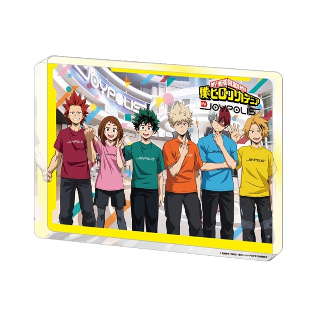 【グッズ-置きもの】僕のヒーローアカデミア in JOYPOLIS　アクリルブロック
