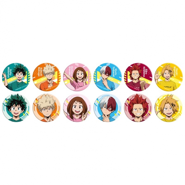 【グッズ-バッチ】僕のヒーローアカデミア in JOYPOLIS　トレーディング缶バッジ
