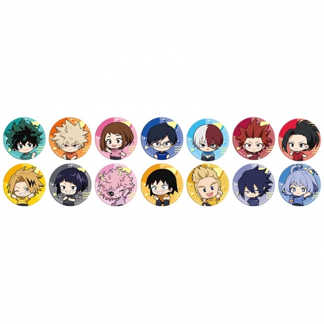 【グッズ-バッチ】僕のヒーローアカデミア in JOYPOLIS　トレーディングSD缶バッジ
