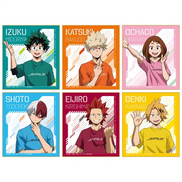 【グッズ-色紙】僕のヒーローアカデミア in JOYPOLIS　トレーディングミニ色紙
