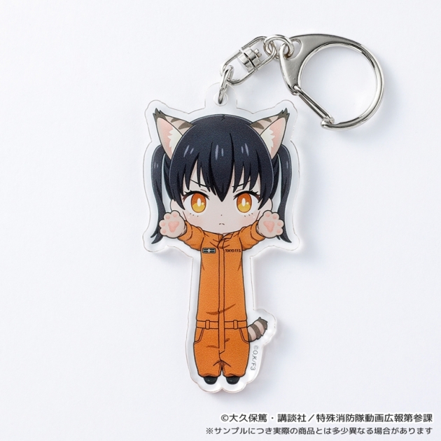 【グッズ-キーホルダー】炎炎ノ消防隊 参ノ章 のび猫アクリルキーホルダー(環 古達)
