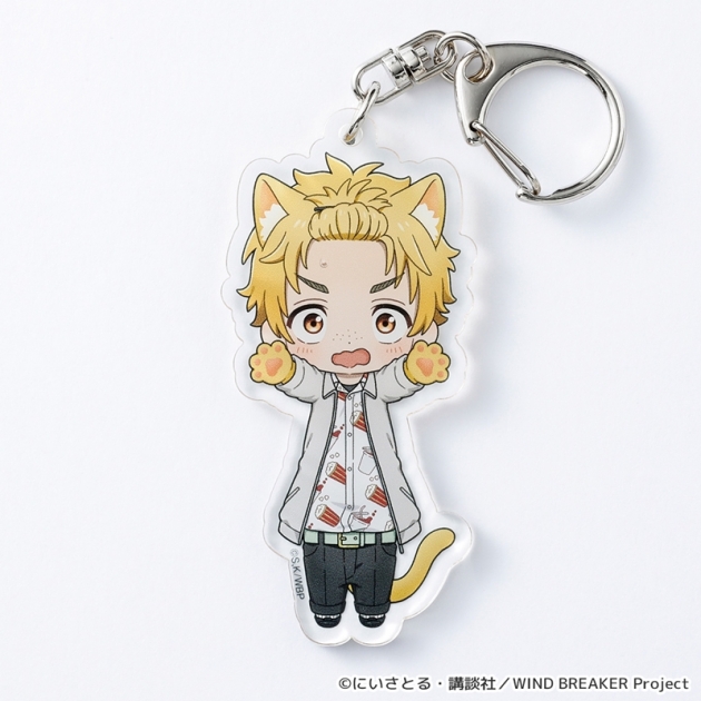 【グッズ-キーホルダー】WIND BREAKER のび猫アクリルキーホルダー 第2弾(楡井 秋彦)
