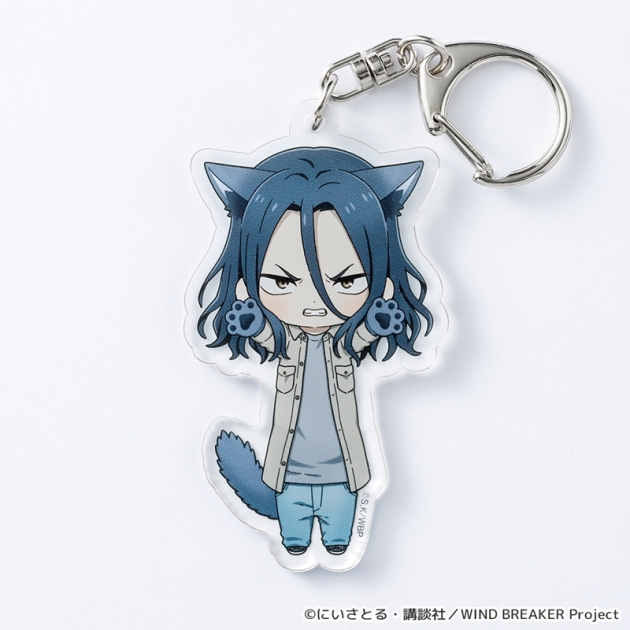 【グッズ-キーホルダー】WIND BREAKER のび猫アクリルキーホルダー 第2弾(杉下 京太郎)
